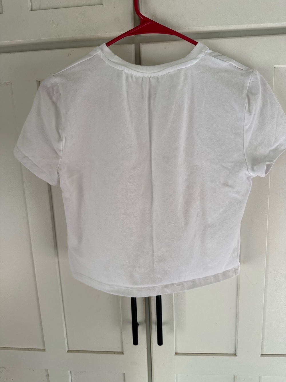 Gossip Girl Queen Blair Waldorf Graphic Crop Top Tee Medium White Heart Photo - Picture 3 of 6